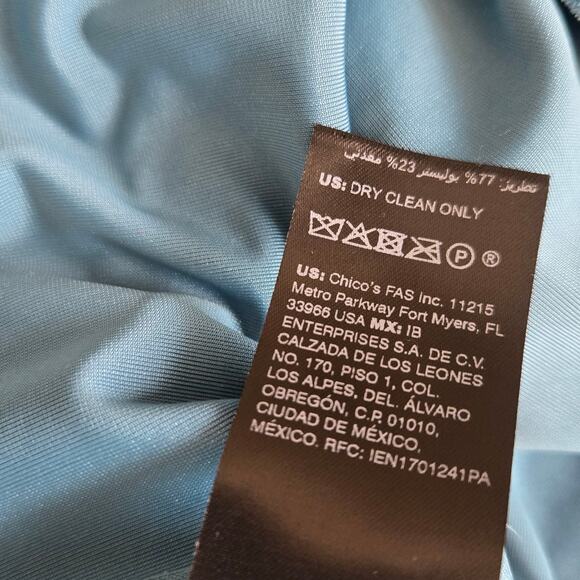 Chico's Velvet Duster Kimono Whimsigoth Fringed 20s Flapper Beaded Women Small P - Picture 13 of 13